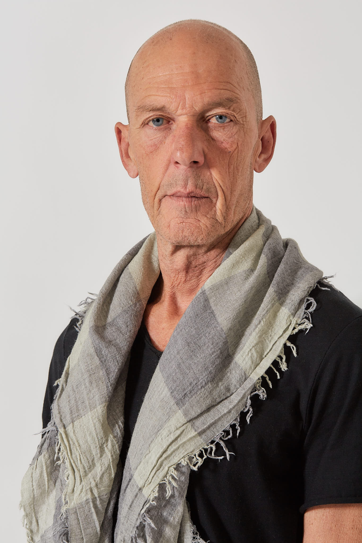 Checker Scarf -Sage Check