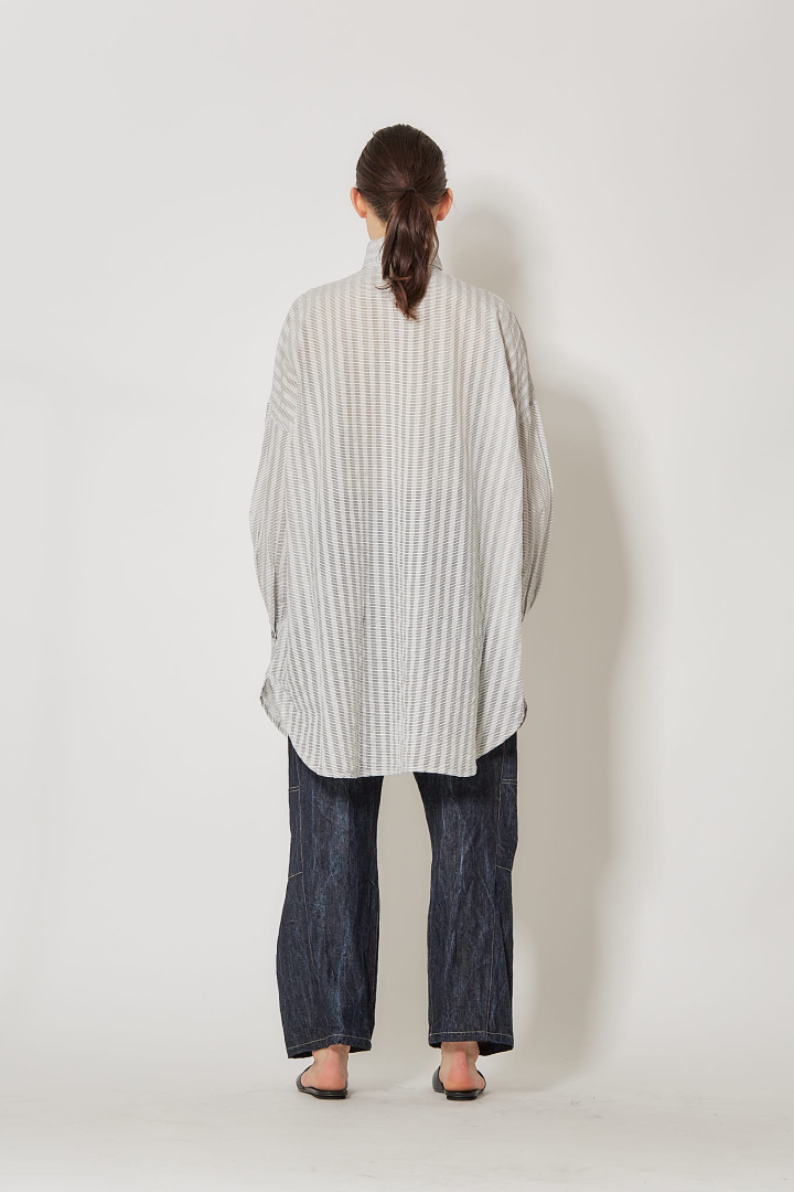 Sack Oversize Shirt - White Ray