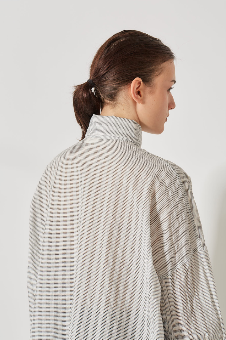 Sack Oversize Shirt - White Ray