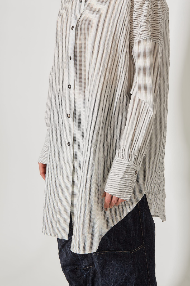 Sack Oversize Shirt - White Ray