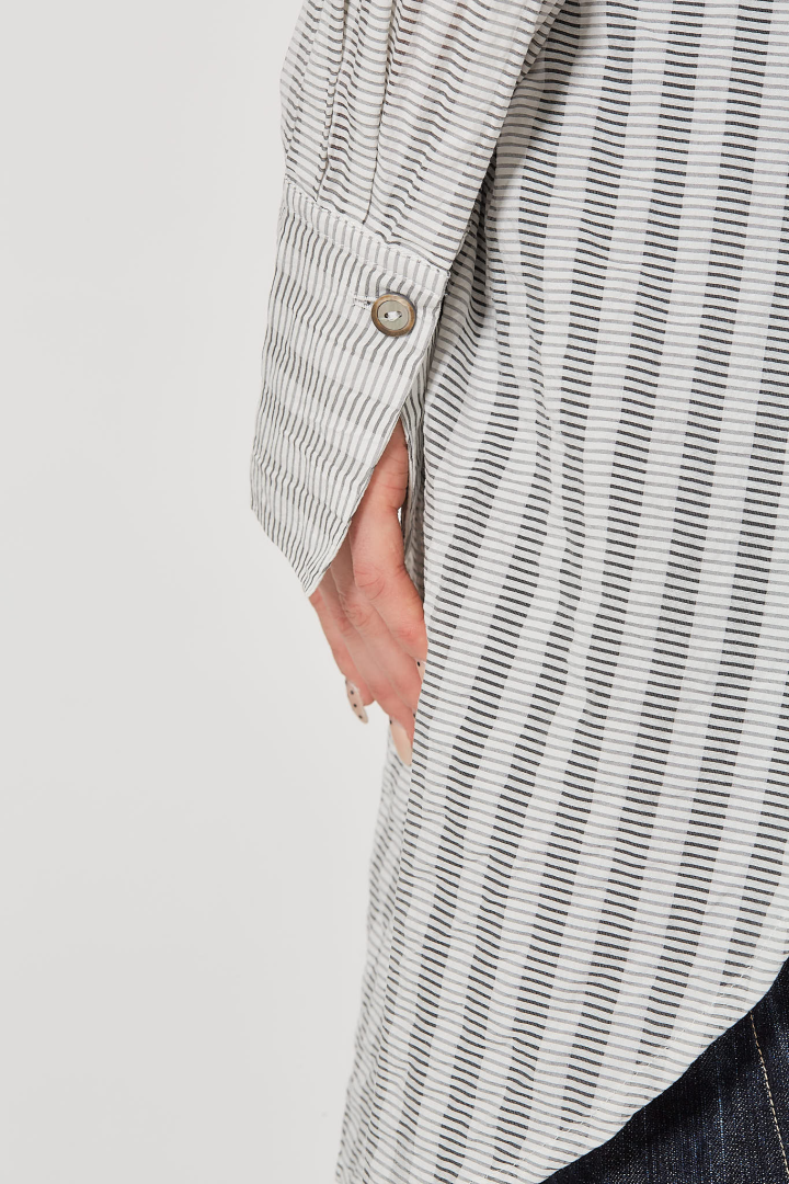 Sack Oversize Shirt - White Ray