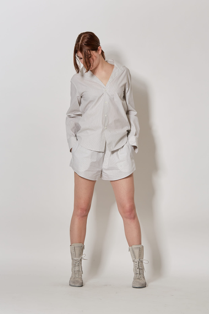 Shorts - Off White/Grey