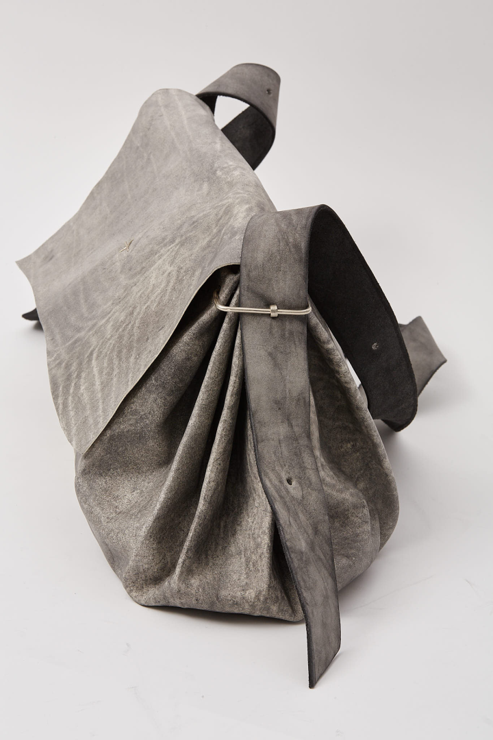 Small Expandable Accordion Bag - Carbon