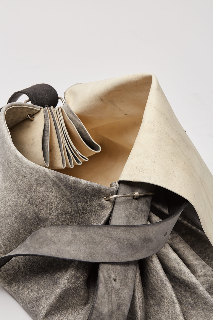 Small Expandable Accordion Bag - Carbon