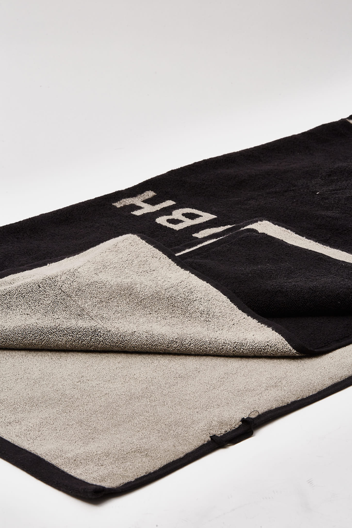 Towel Beach Towel - Black/Pearl