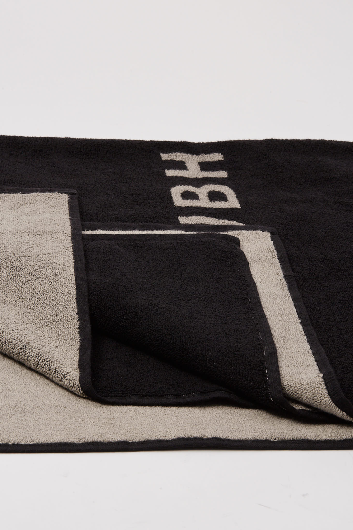 Towel Beach Towel - Black/Pearl