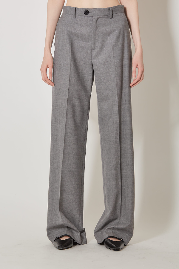 Classic Wool Pants - Anthracite
