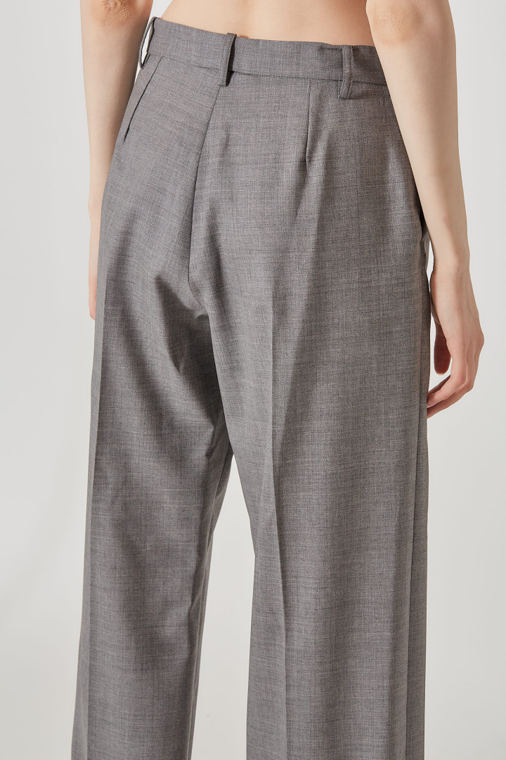 Classic Wool Pants - Anthracite
