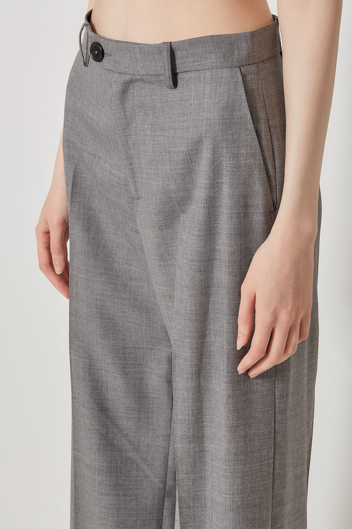 Classic Wool Pants - Anthracite