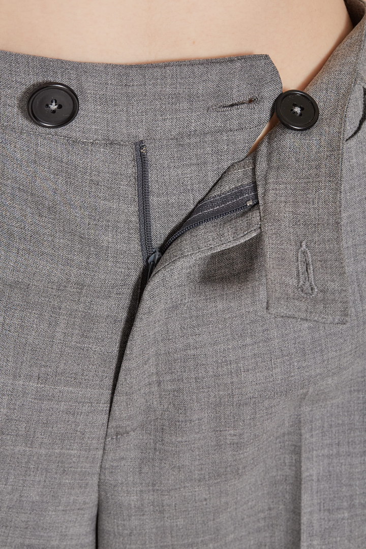 Classic Wool Pants - Anthracite