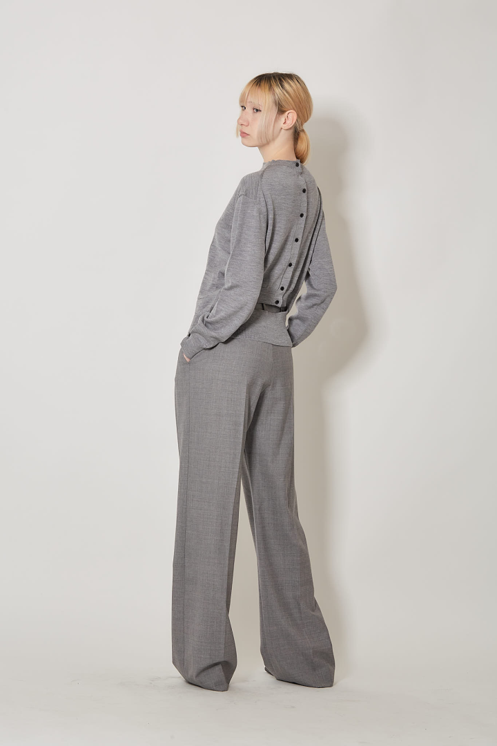 Classic Wool Pants - Anthracite