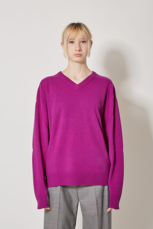 Col V Col Rond - Violet