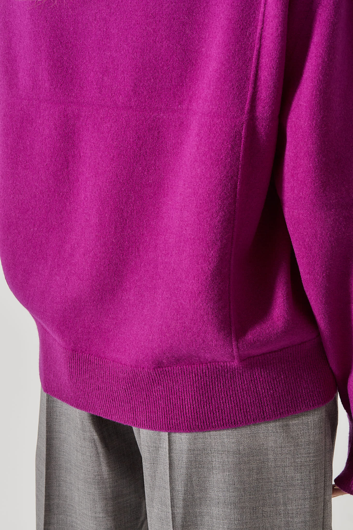 Col V Col Rond - Violet