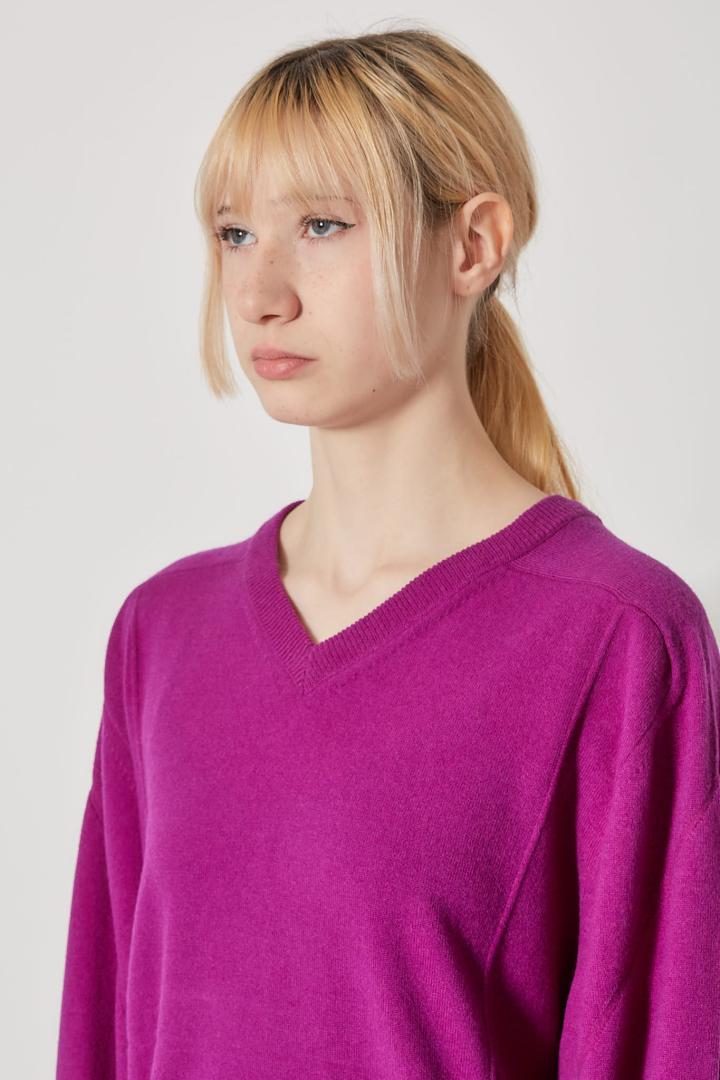 Col V Col Rond - Violet