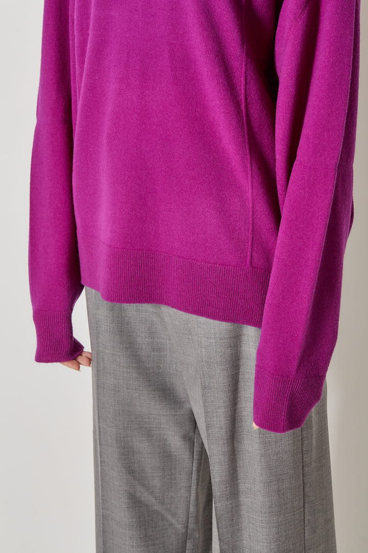 Col V Col Rond - Violet