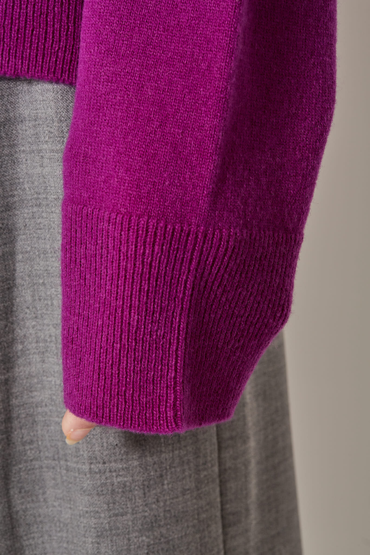 Col V Col Rond - Violet