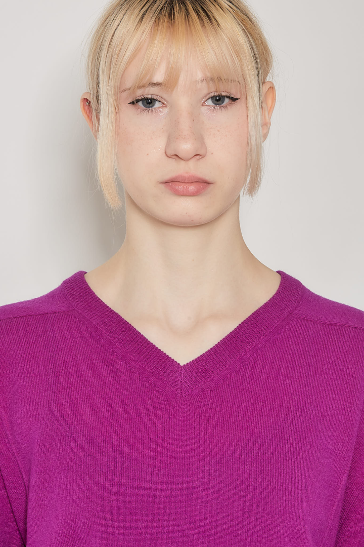 Col V Col Rond - Violet