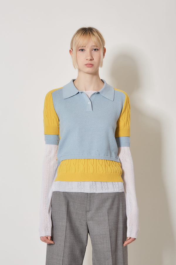 Polo All In - Yellow Blue