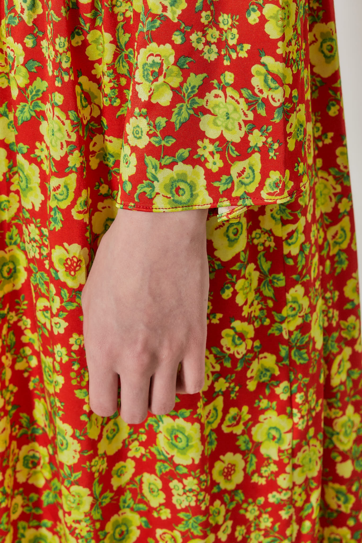 Robe Braderie Bow - Pink Yellow Flowers