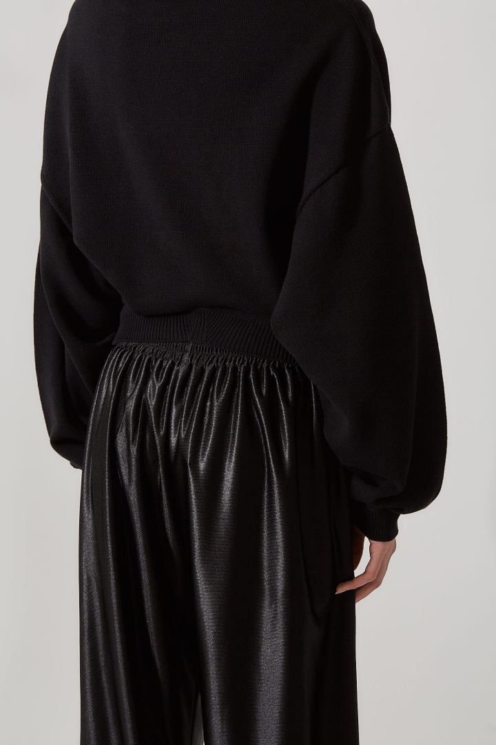 Upside Down Sweater - Black