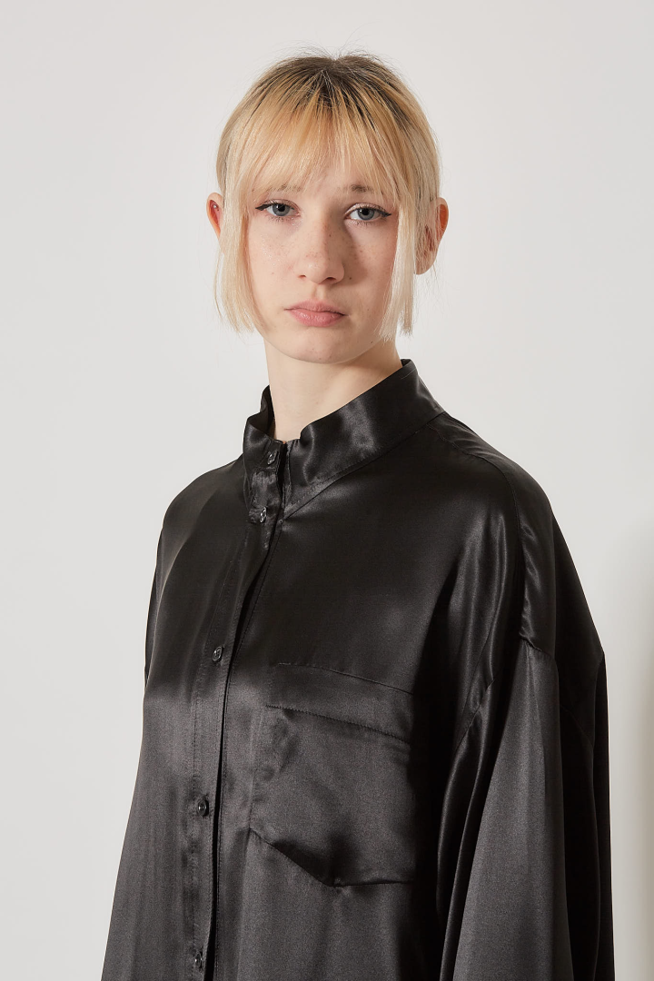 Flat Shirt - Black