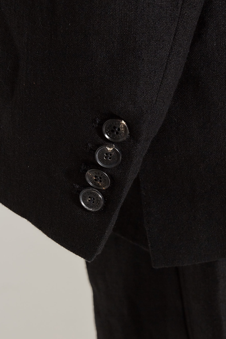Travel Jacket Canvas Hemp - Black
