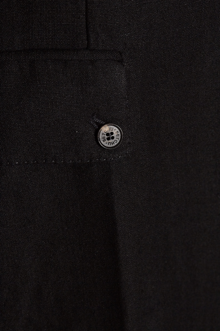 Travel Jacket Canvas Hemp - Black