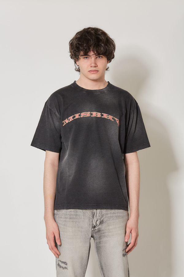 Devil Misbhv Fadded T-Shirt Unisex - Grey