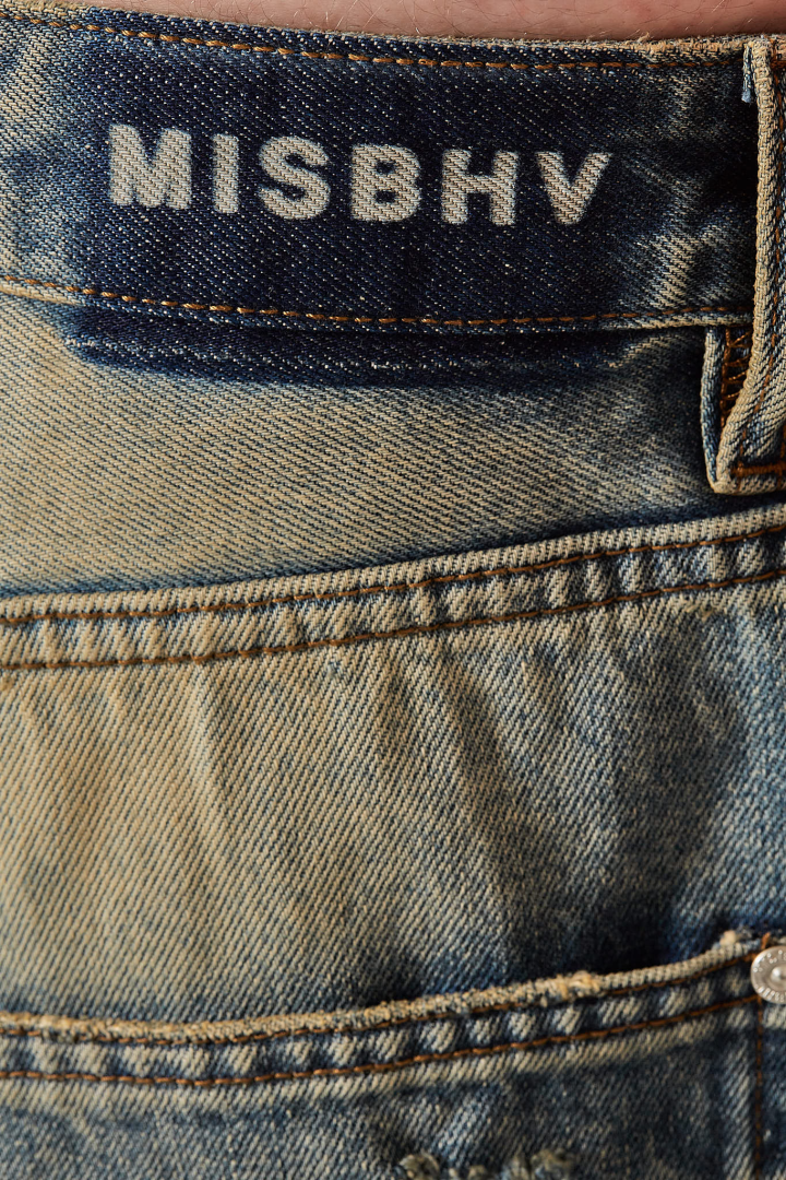Baggy Denim Trousers Unisex - Dirt Denim