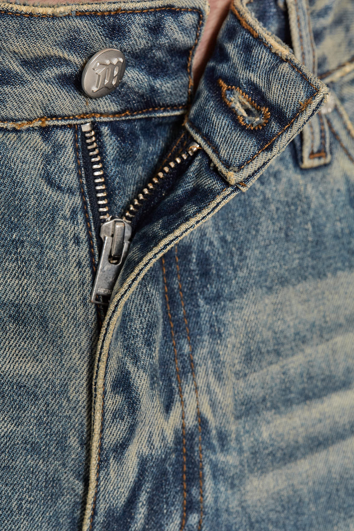 Baggy Denim Trousers Unisex - Dirt Denim