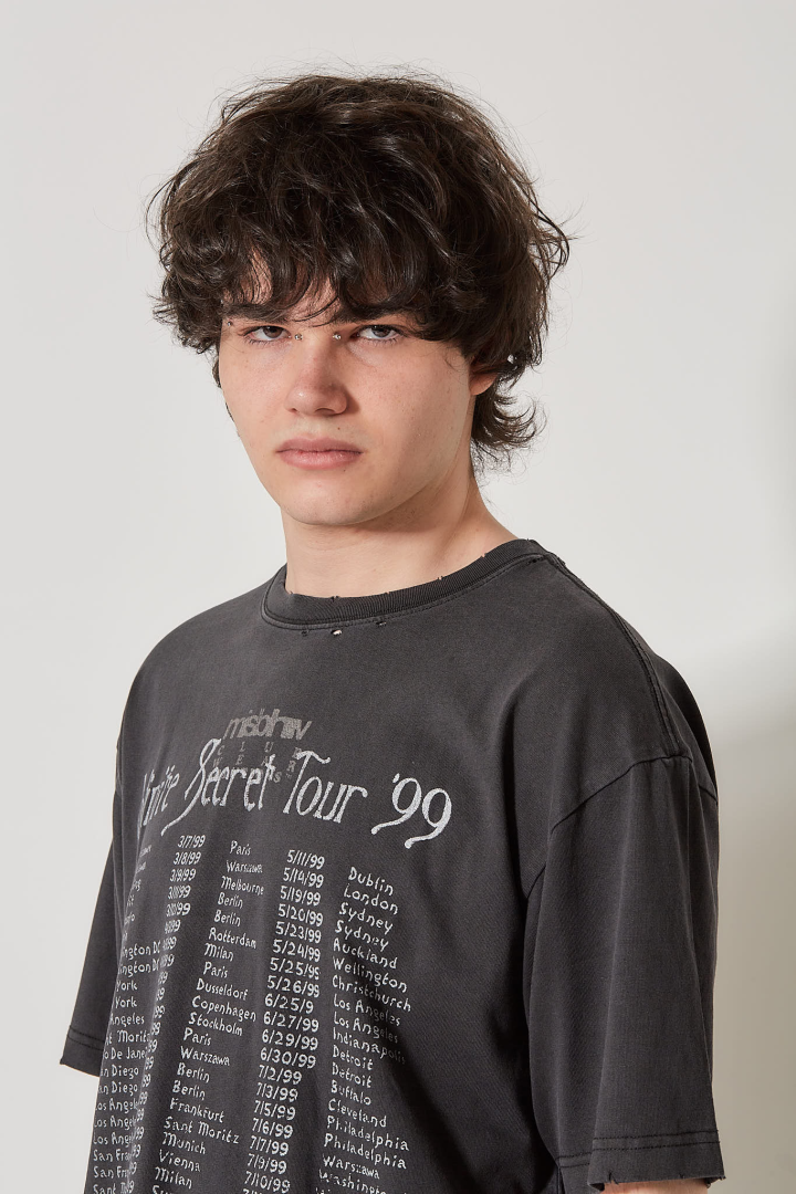 Tour 99 T-Shirt Unisex - Washed Black