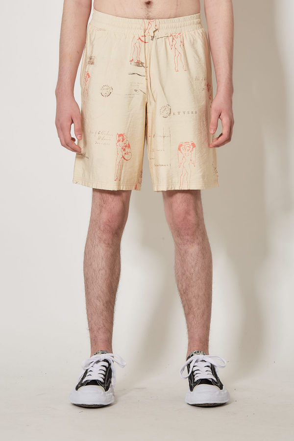 Devil&Angel Postcard Shorts Unisex - MLC