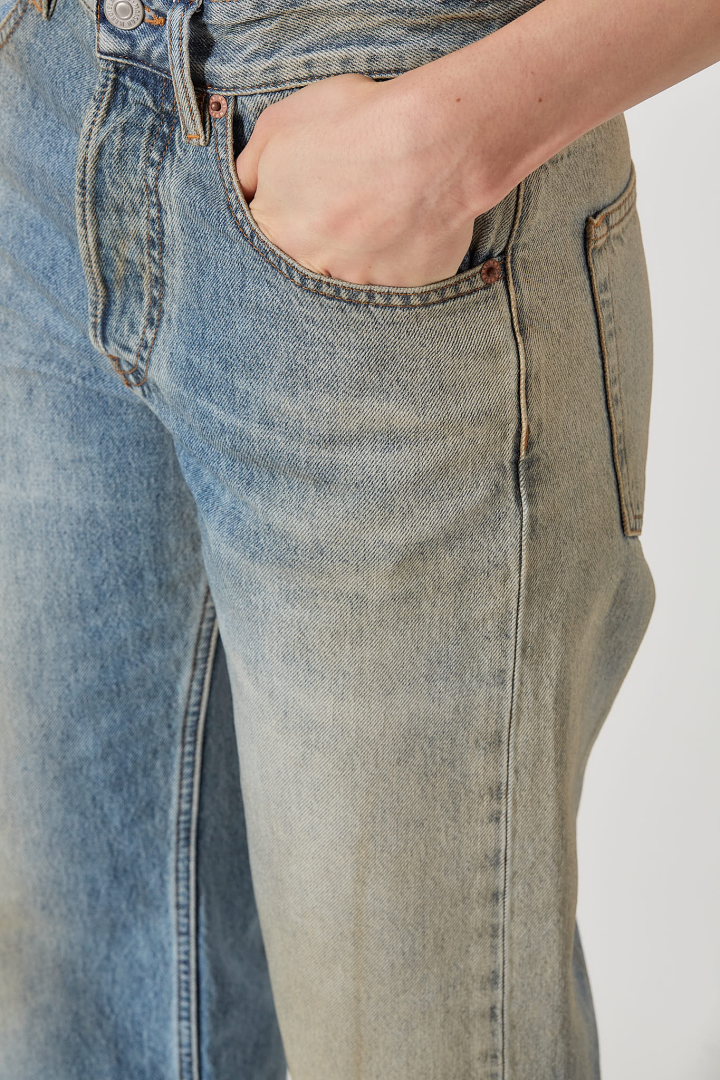 Pants 5 Pockets - Medium Blue