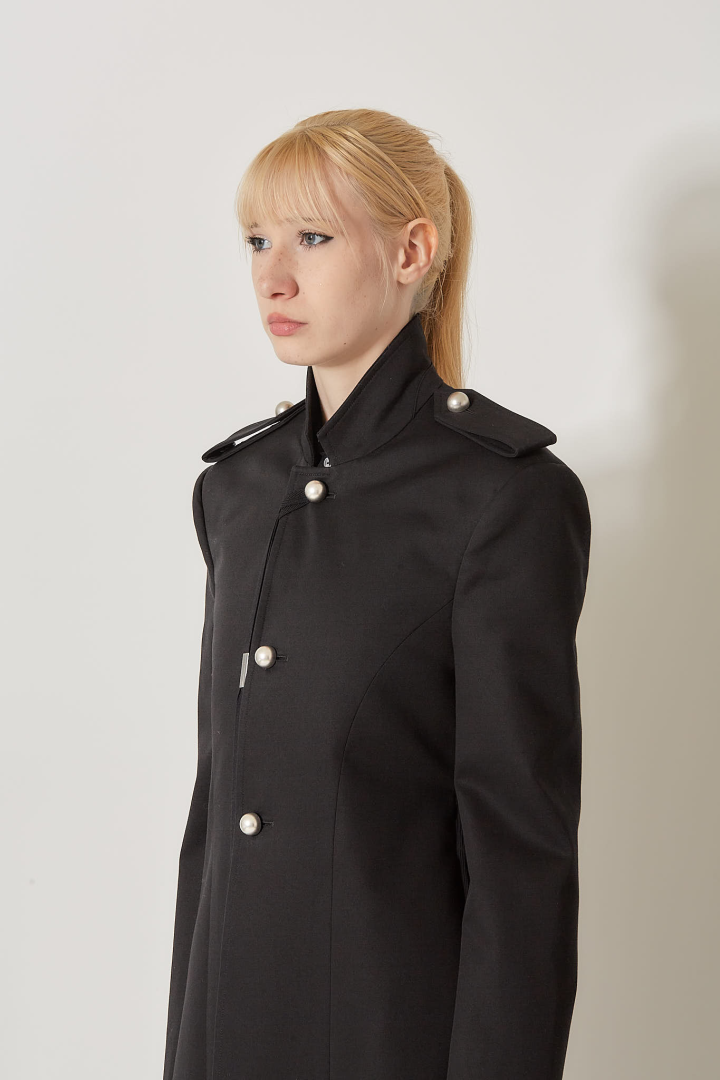 Fena Hybrid Overcoat - Black
