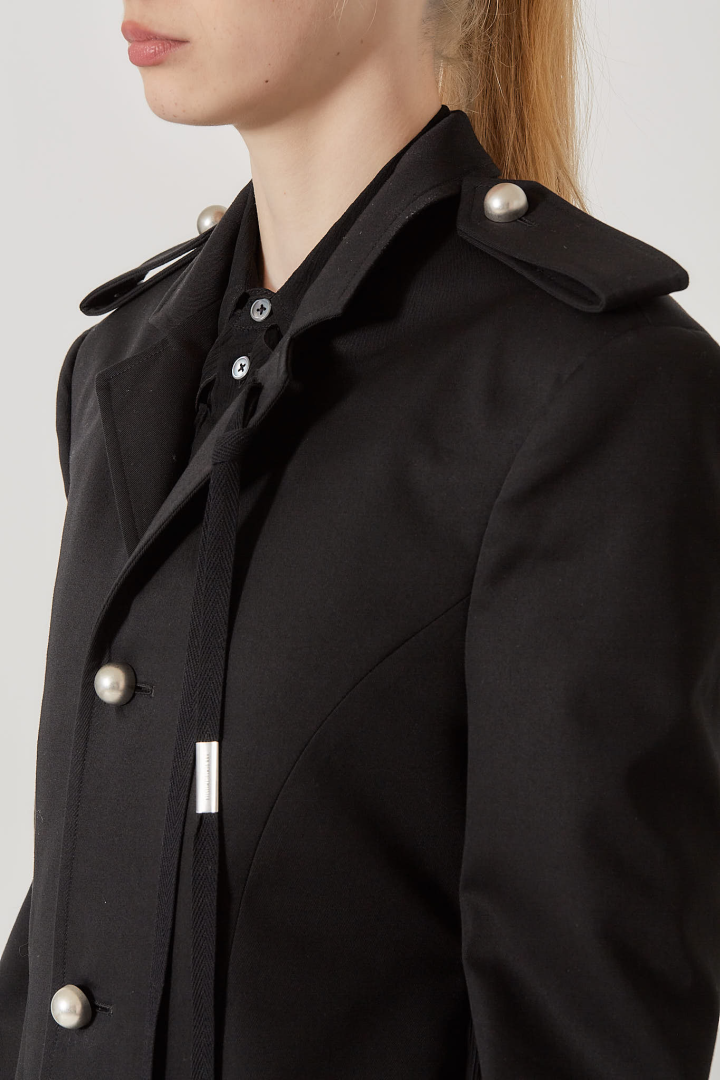 Fena Hybrid Overcoat - Black