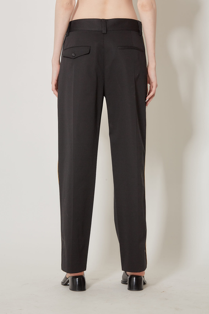 Fera Straight Leg Cropped - Black