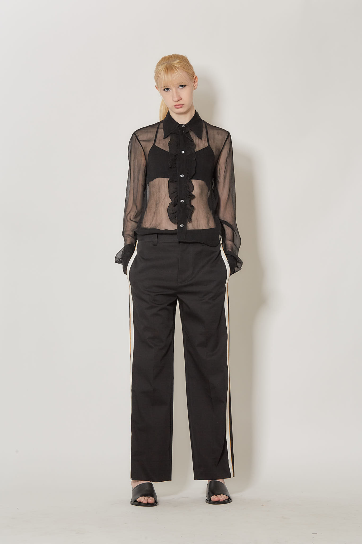Fera Straight Leg Cropped - Black