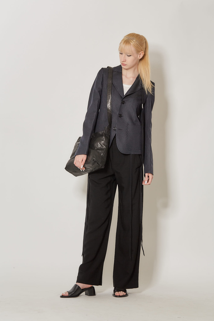 Lexa Tailored Slim Fit Jacket - Navy/Grey