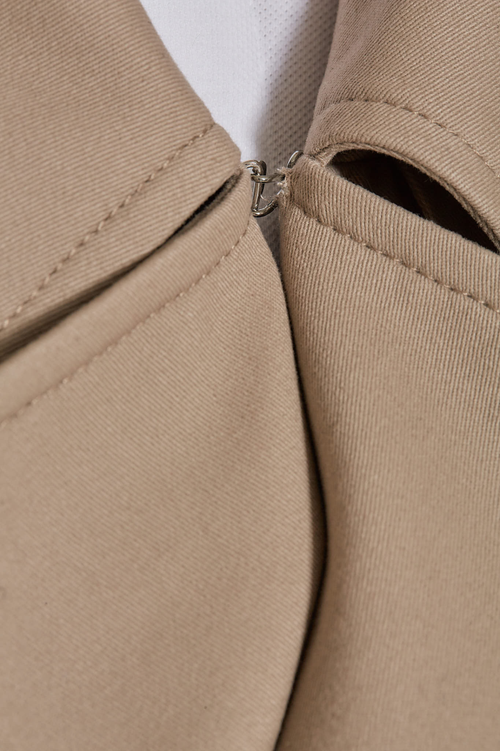 Trench Coat Set - Beige