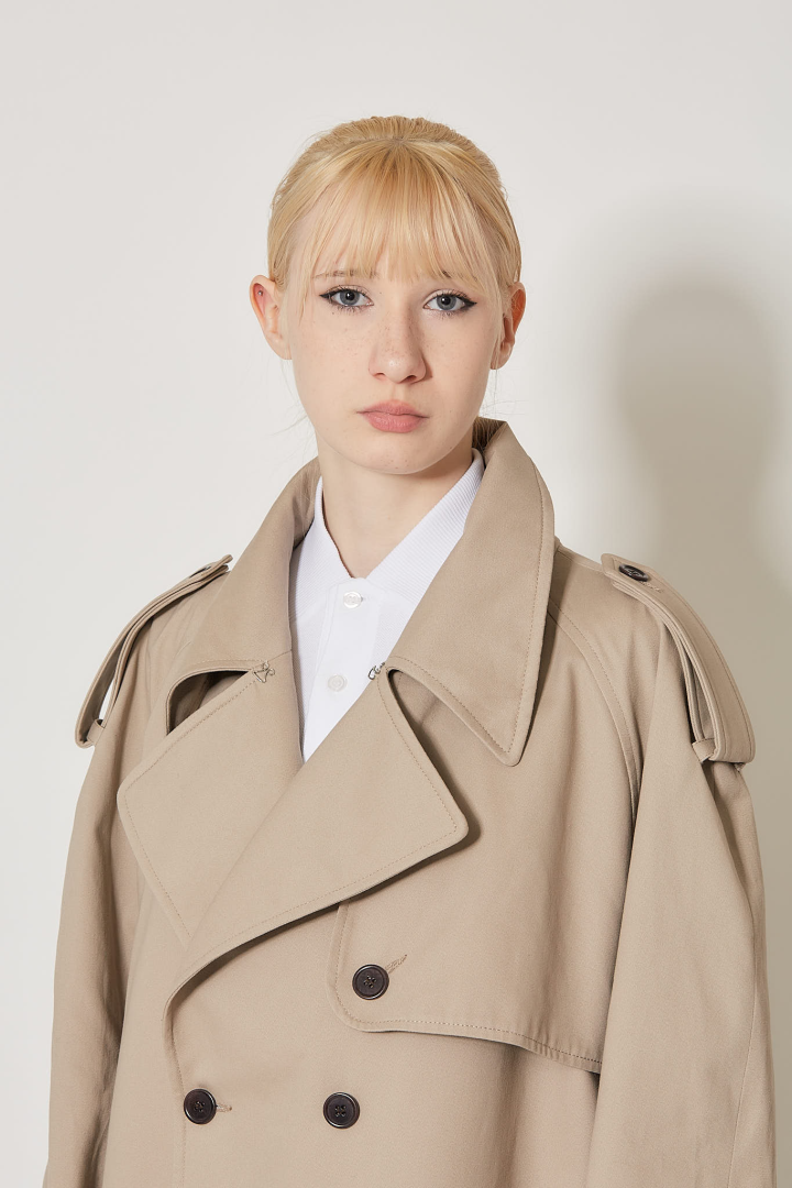 Trench Coat Set - Beige