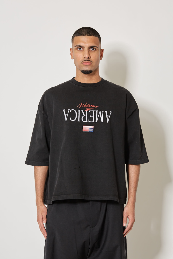 Welcome to America Buffalo Tee - Black