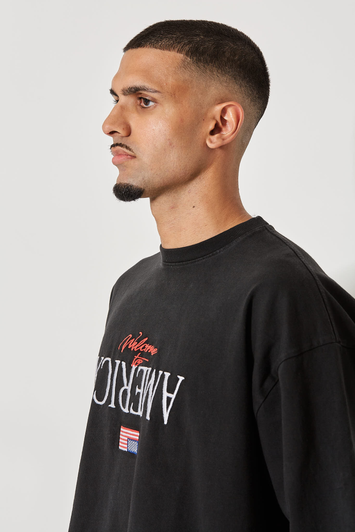 Welcome to America Buffalo Tee - Black