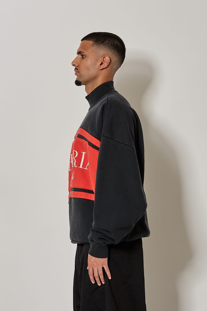 Chavarria Stripe Gilroy Crewneck - Black