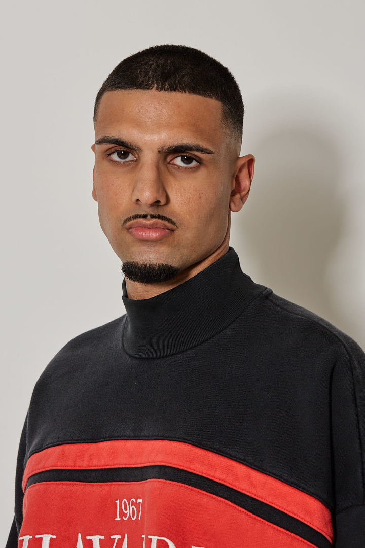 Chavarria Stripe Gilroy Crewneck - Black