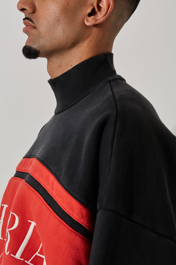 Chavarria Stripe Gilroy Crewneck - Black