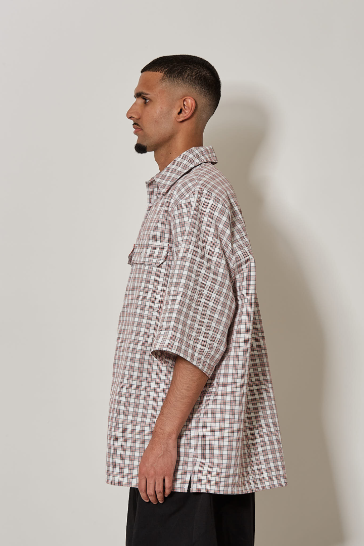 Ss Corcoran Shirt - Red/White Picnic Plaid