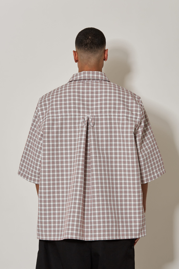 Ss Corcoran Shirt - Red/White Picnic Plaid