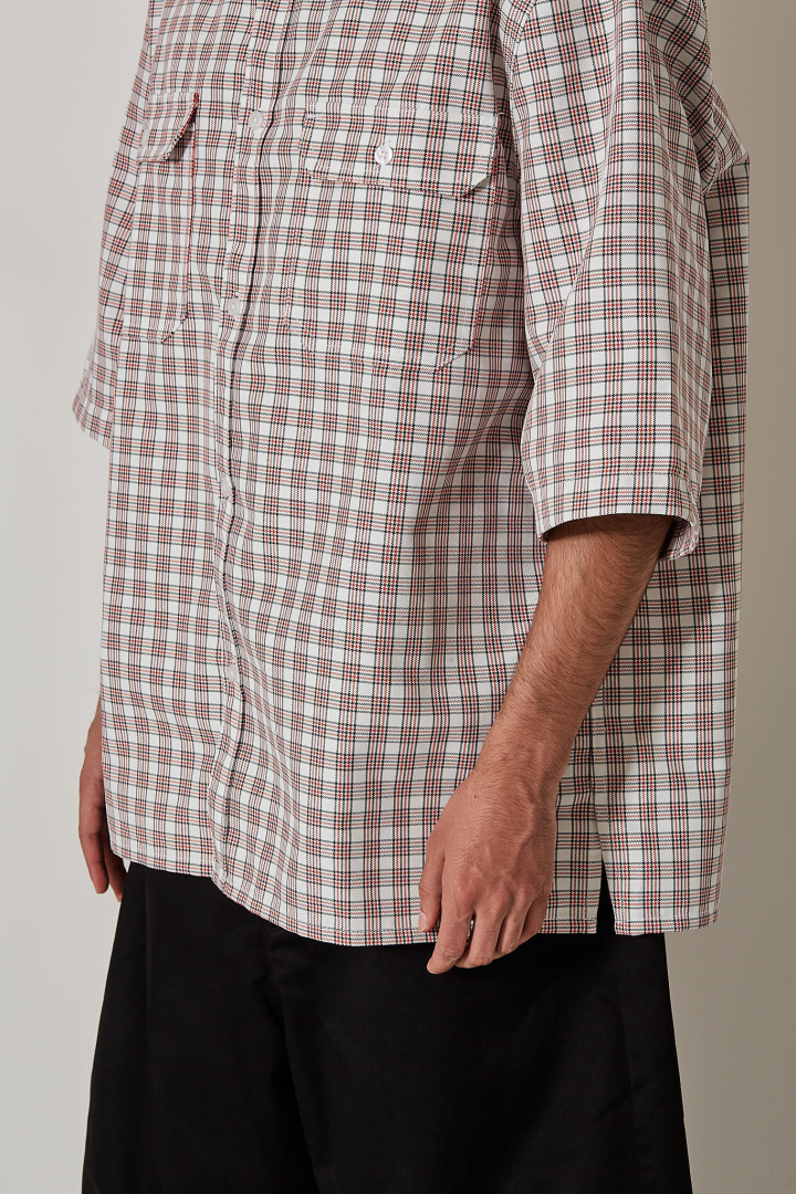 Ss Corcoran Shirt - Red/White Picnic Plaid
