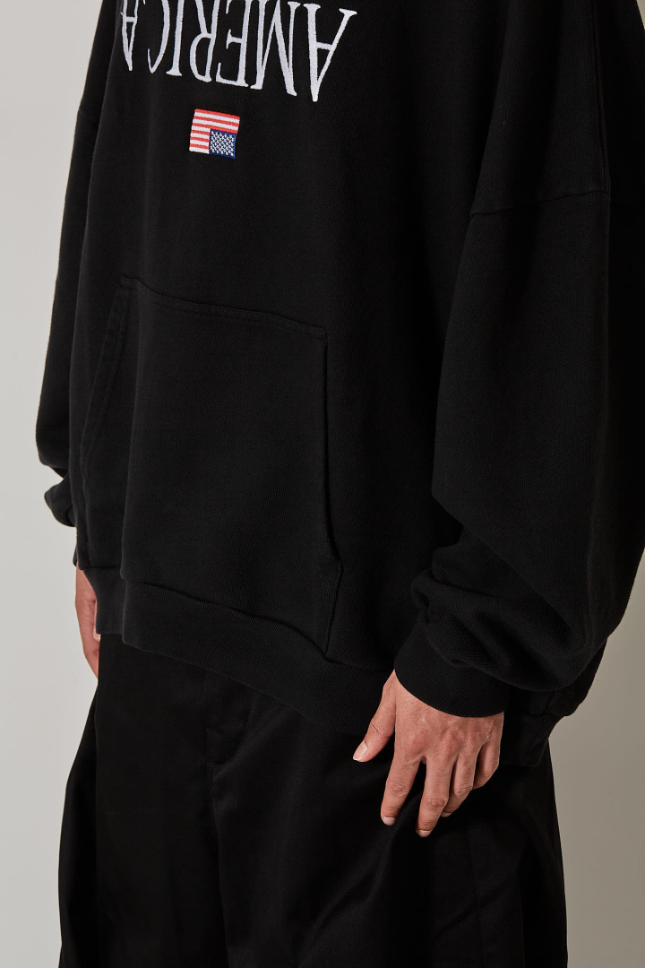 Welcome to America Hooligan Hoodie - Black