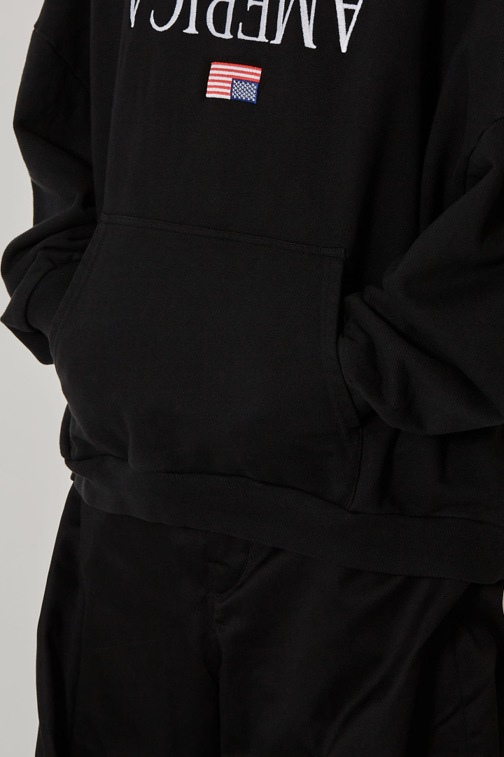 Welcome to America Hooligan Hoodie - Black
